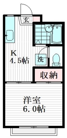 メルロDの物件間取画像